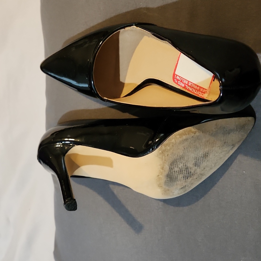 Black Diba 8.5 Heels Patent Leather